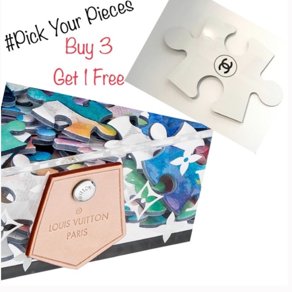 New CELINE C Macadam Teddy Bear Set of 2 $795 Retail - Picture 11 of 15